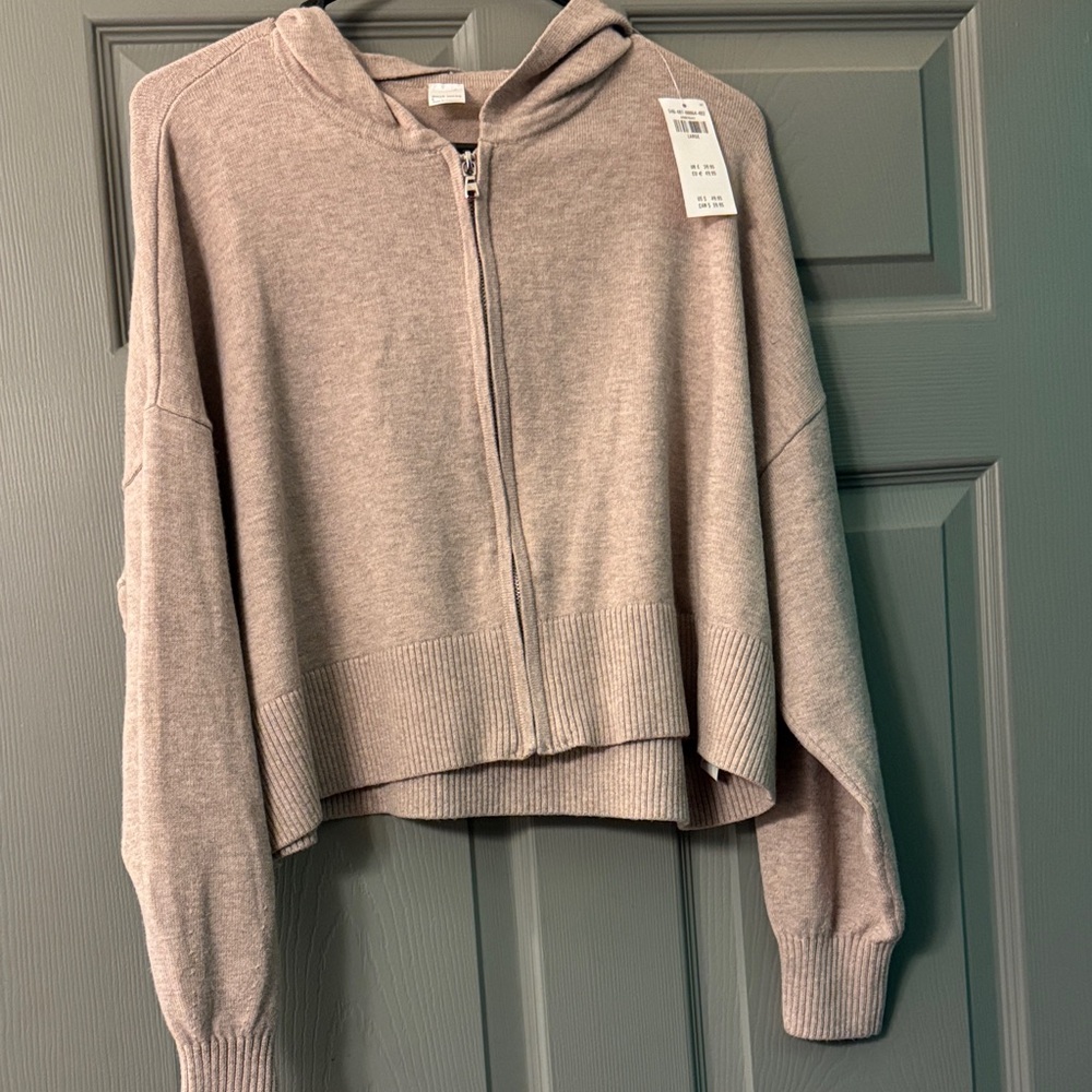 Gilly Hicks Light Tan Hooded Jacket